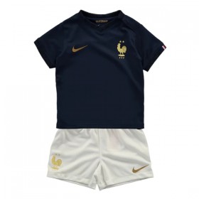 Fußballtrikots Frankreich Kinder FIFA WM 2022 Kurzarm Heimtrikotsatz kaufen